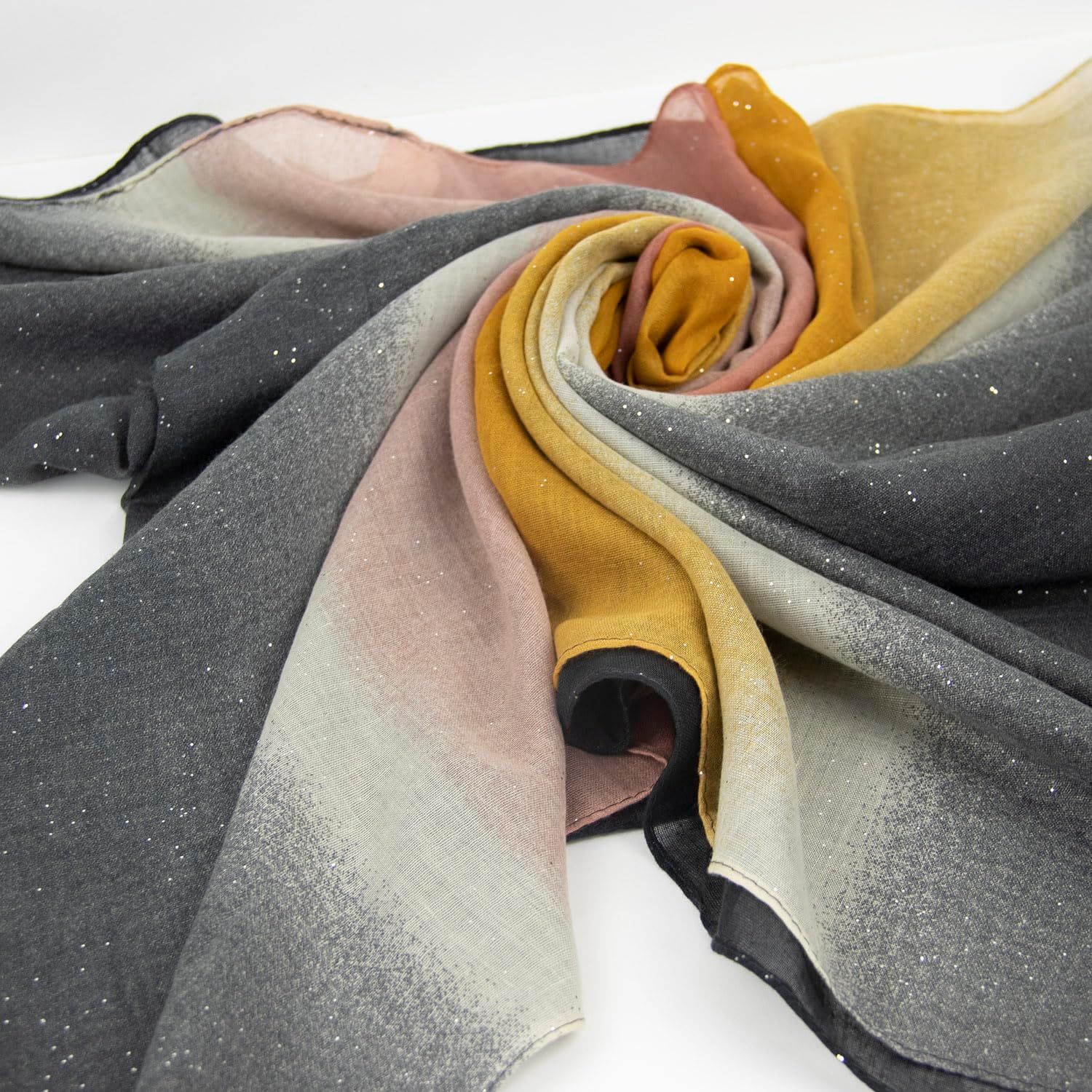 Detalle 2 de Glamexx24 Damen Schal leichter Langschal Loop Schlauchschal (180 x 80 cm) in vielen Farben