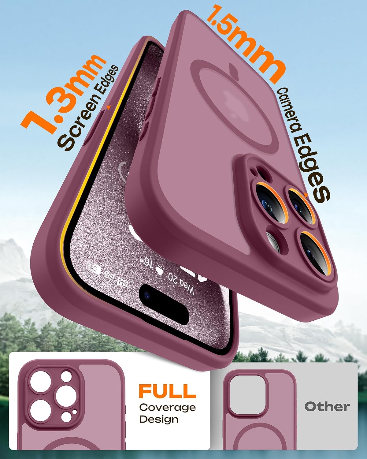 Thumbnail 5 de TOCOL Cover magnetica iPhone 15 Pro 6,1