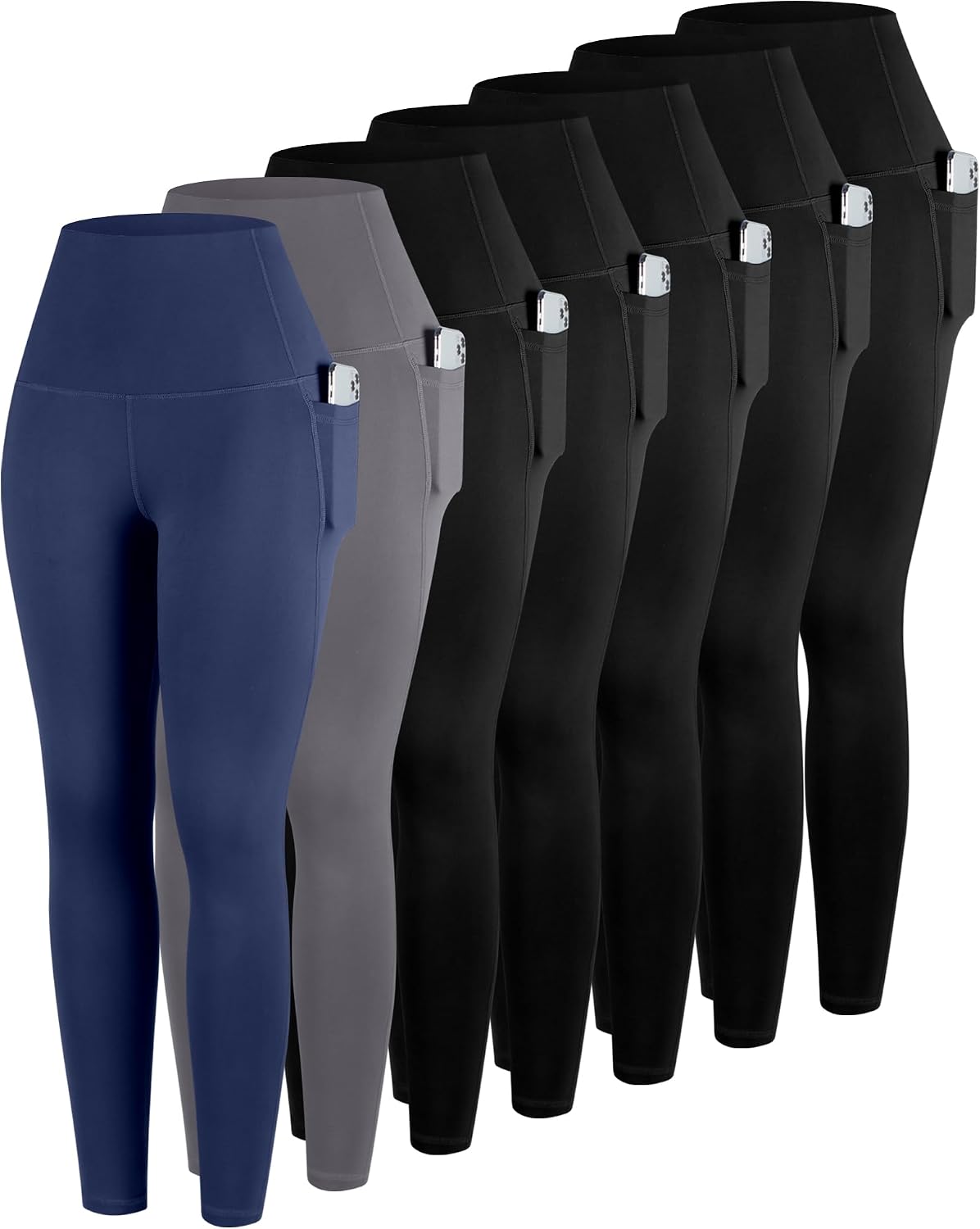 Detalle de ATHVOTAR Leggings with Pockets 7-Pack