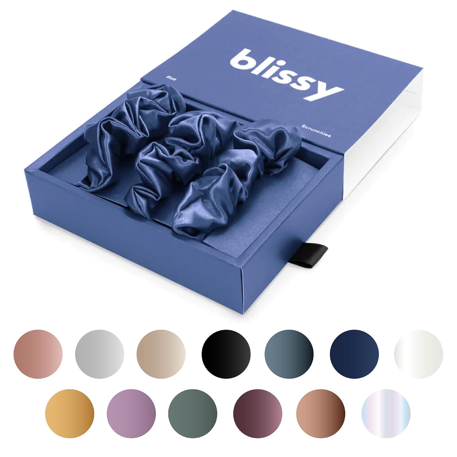 Thumbnail 5 de Blissy Silk Scrunchies 3 Pack 22 Momme
