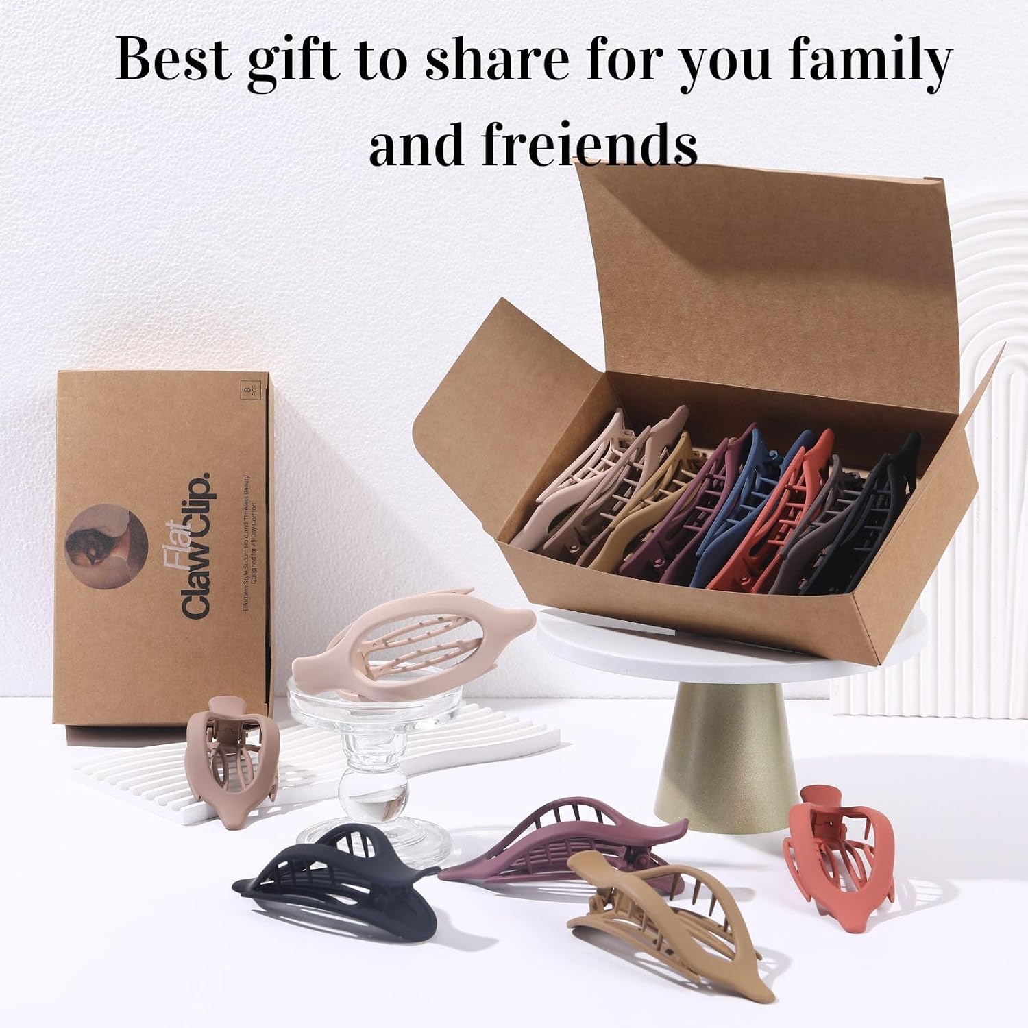 Thumbnail 6 de CENTSTAR 8-Pack Flat Hair Clips, Matte Plastic with Lay-Flat Design