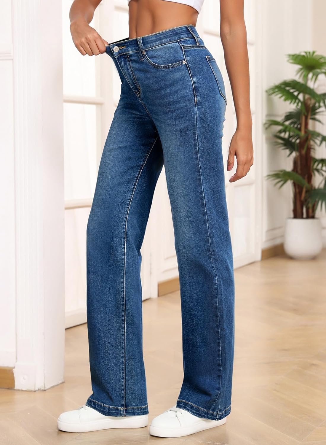 Thumbnail 2 de Sidefeel Wide Leg Jeans High Waisted 1️⃣
