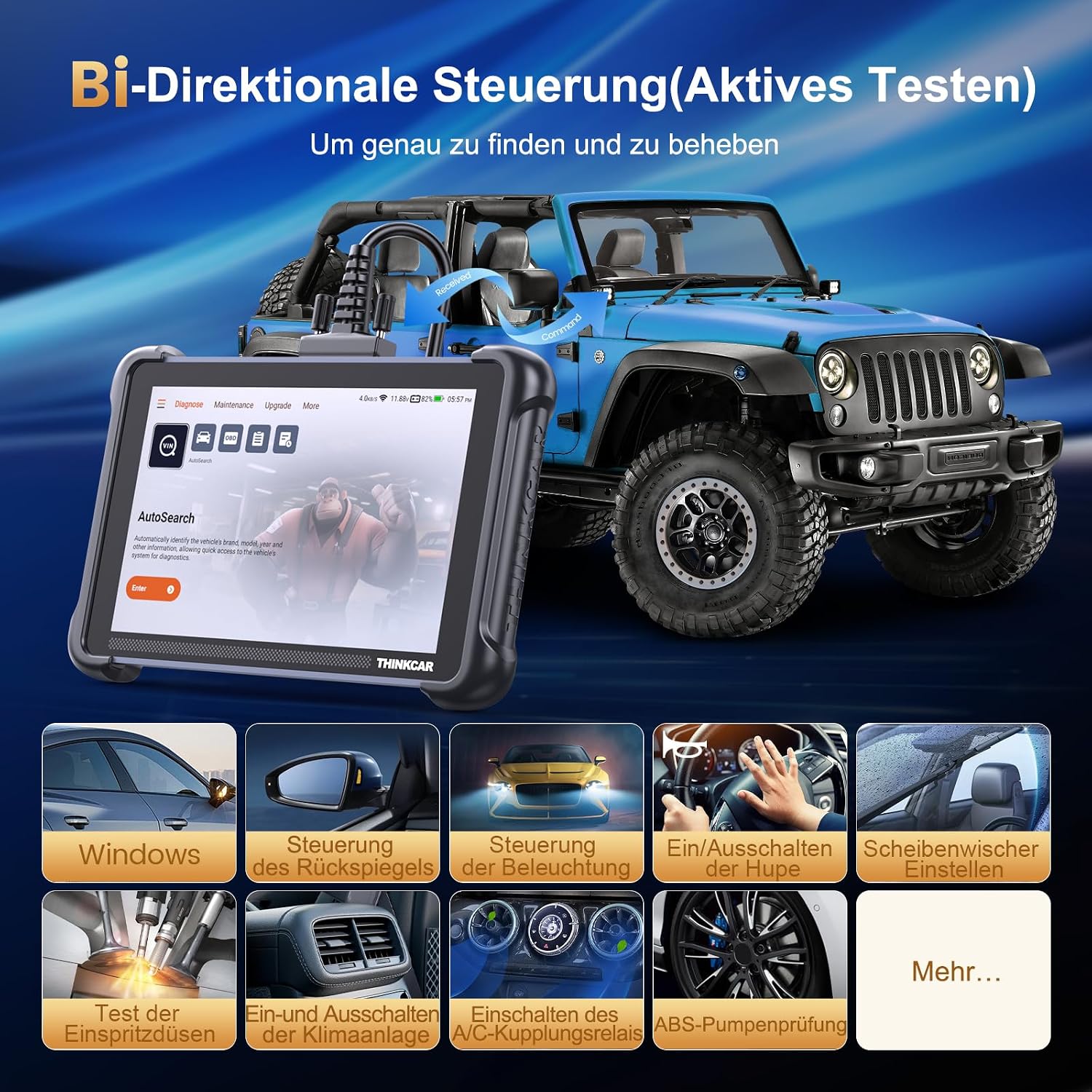 Thumbnail 3 de thinkcar ThinkScan 689 OBD2 Diagnosegerät