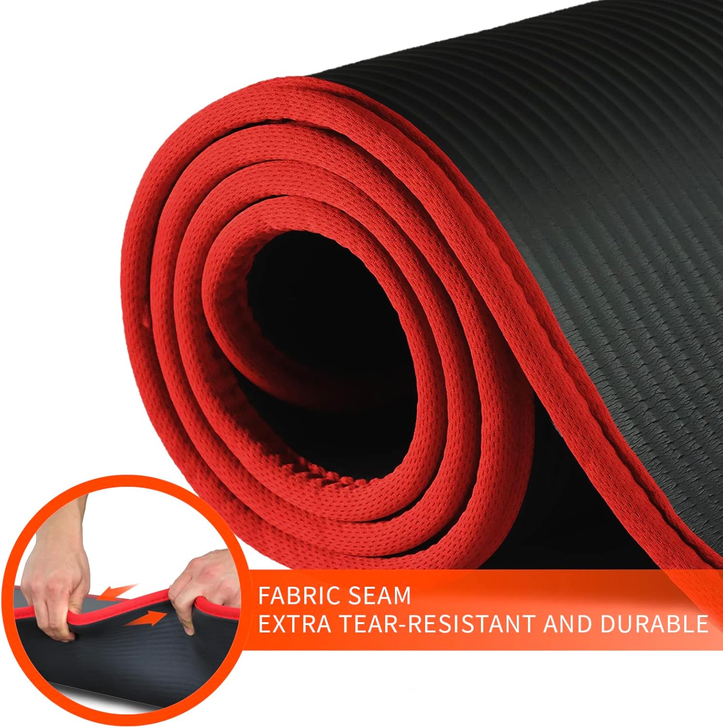 Thumbnail 2 de DH FitLife Yoga Mat 183 x 61 x 1 cm – Extra Thick, Non-Slip Exercise & Fitness Mat
