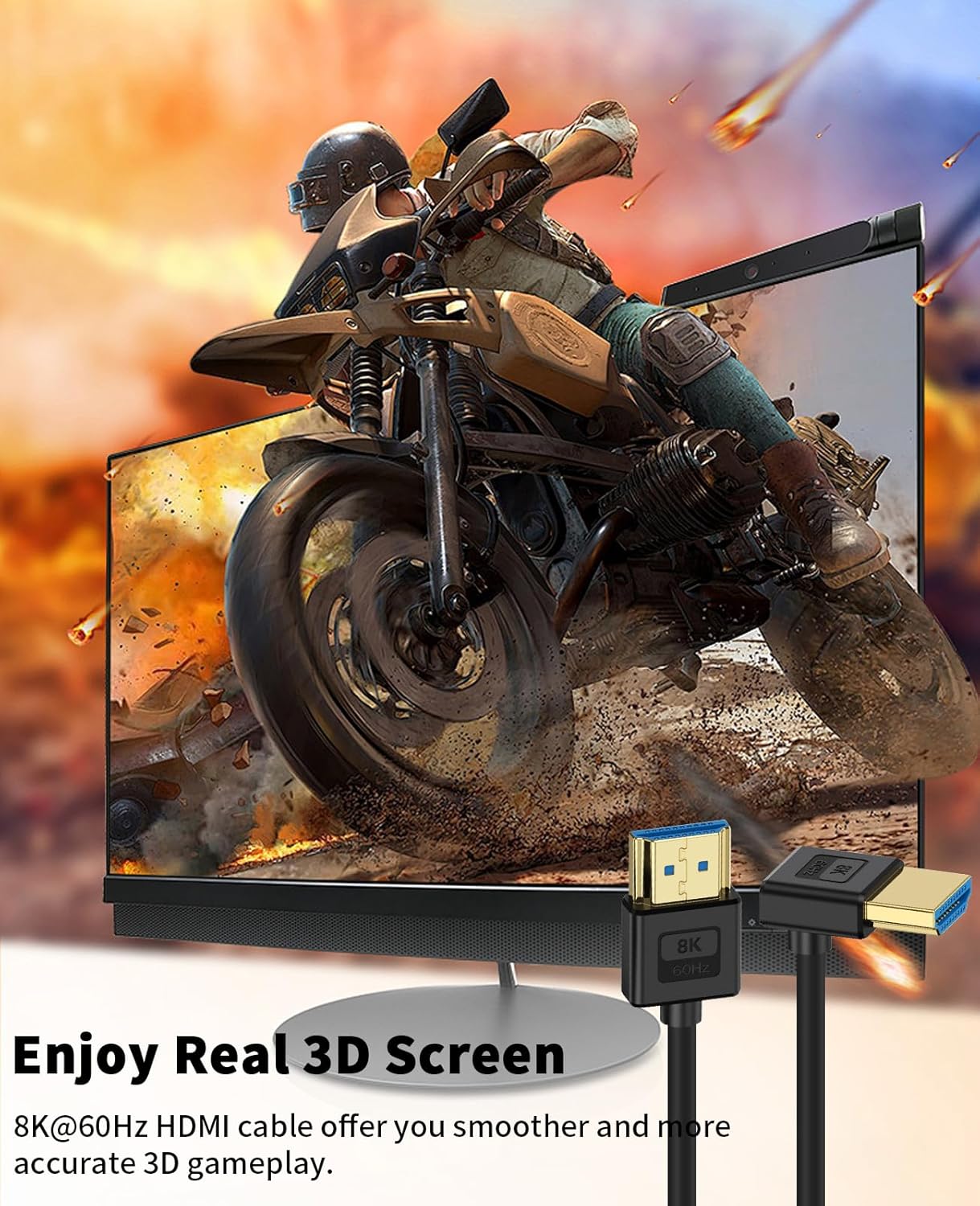 Thumbnail 5 de Maxhood 8K Short 90° HDMI Cable 0.3m