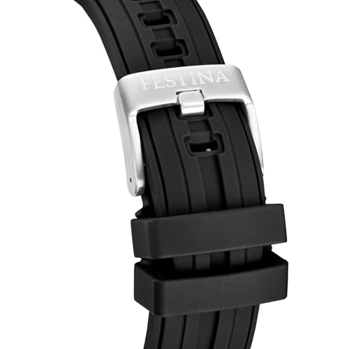 Detalle 2 de Festina Orologio Uomo Analogico Silicone Nero Chrono Bike F20755/8