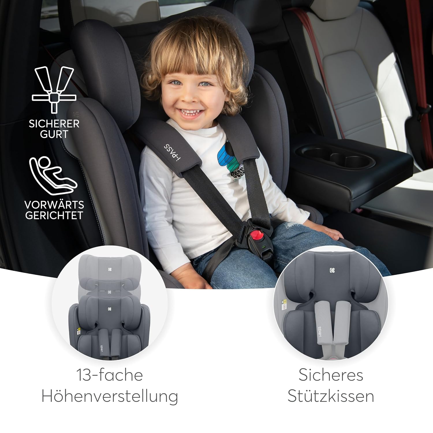 Thumbnail 5 de kikka boo i-PASS Kindersitz 9-36 kg