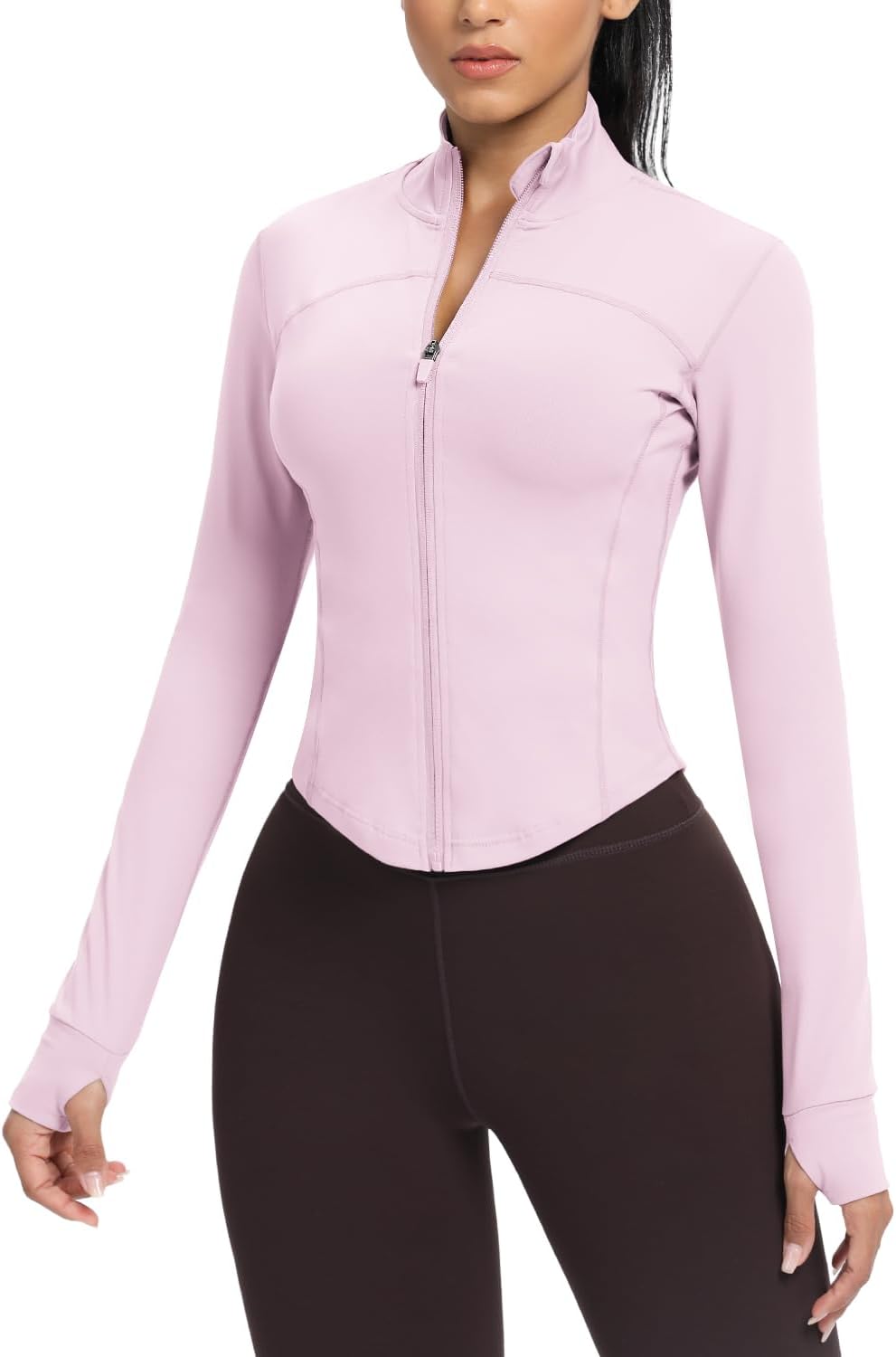 Detalle de AVGO Women's Cropped Running Jacket, Nylon-Lycra