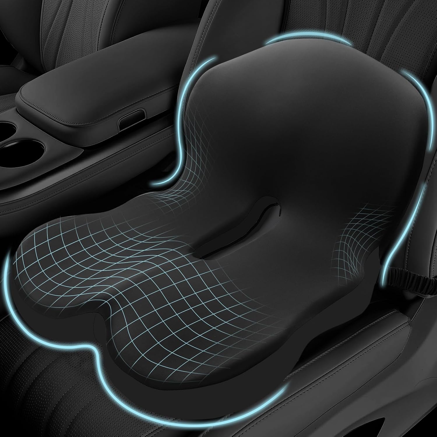 Detalle de Car Seat Cushion, 16.8 x 18.3 Inches