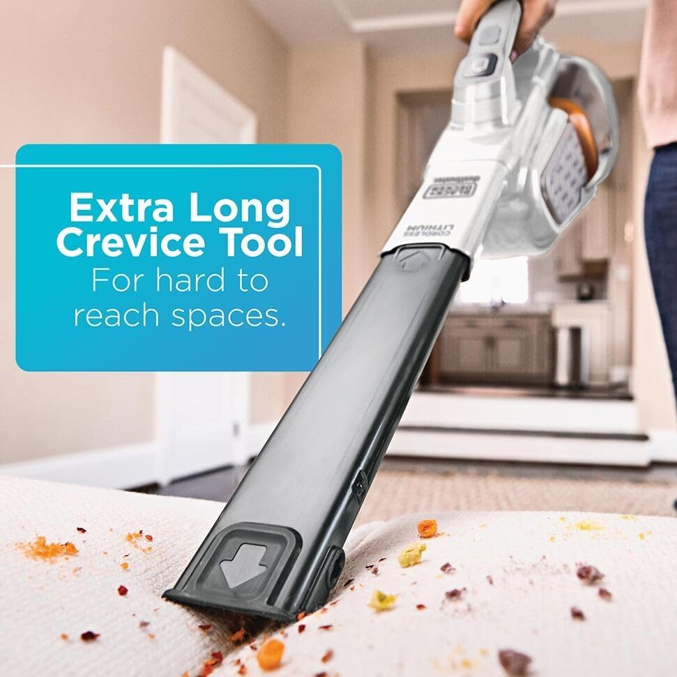 Detalle de BLACK+DECKER Dust Buster HHVK320J10: Cordless Hand Vacuum with Extended Runtime