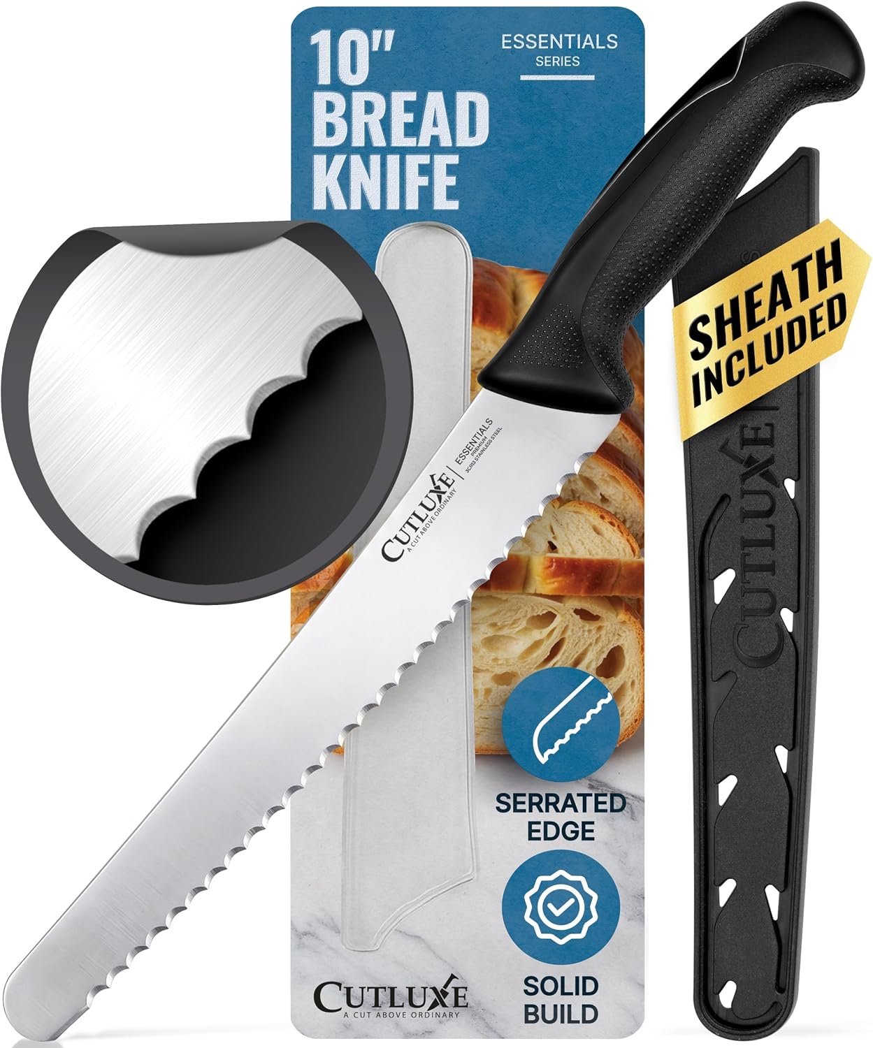 Detalle de Cutluxe Bread Knife 10-inch