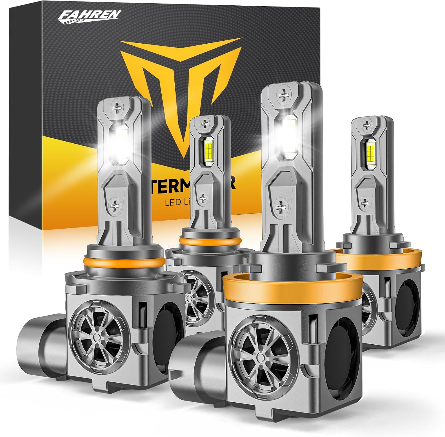 Detalle de Termitor Combo H11/H8/H9 & 9005/HB3 80,000LM LED bulbs
