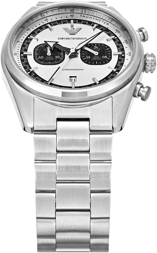 Thumbnail 3 de Emporio Armani Watch for Men – Quarz-Chronograph mit 42-mm-Edelstahlarmband