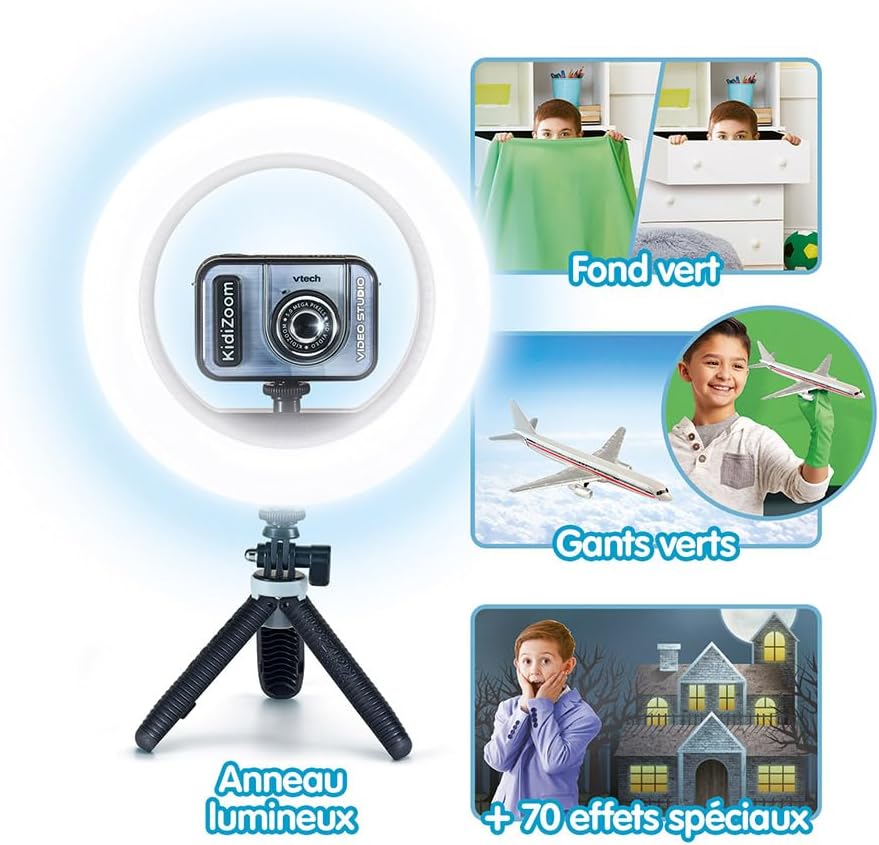Thumbnail 3 de VTech KidiZoom Vidéo Studio PRO : appareil photo numérique enfant pour créer du contenu vidéo