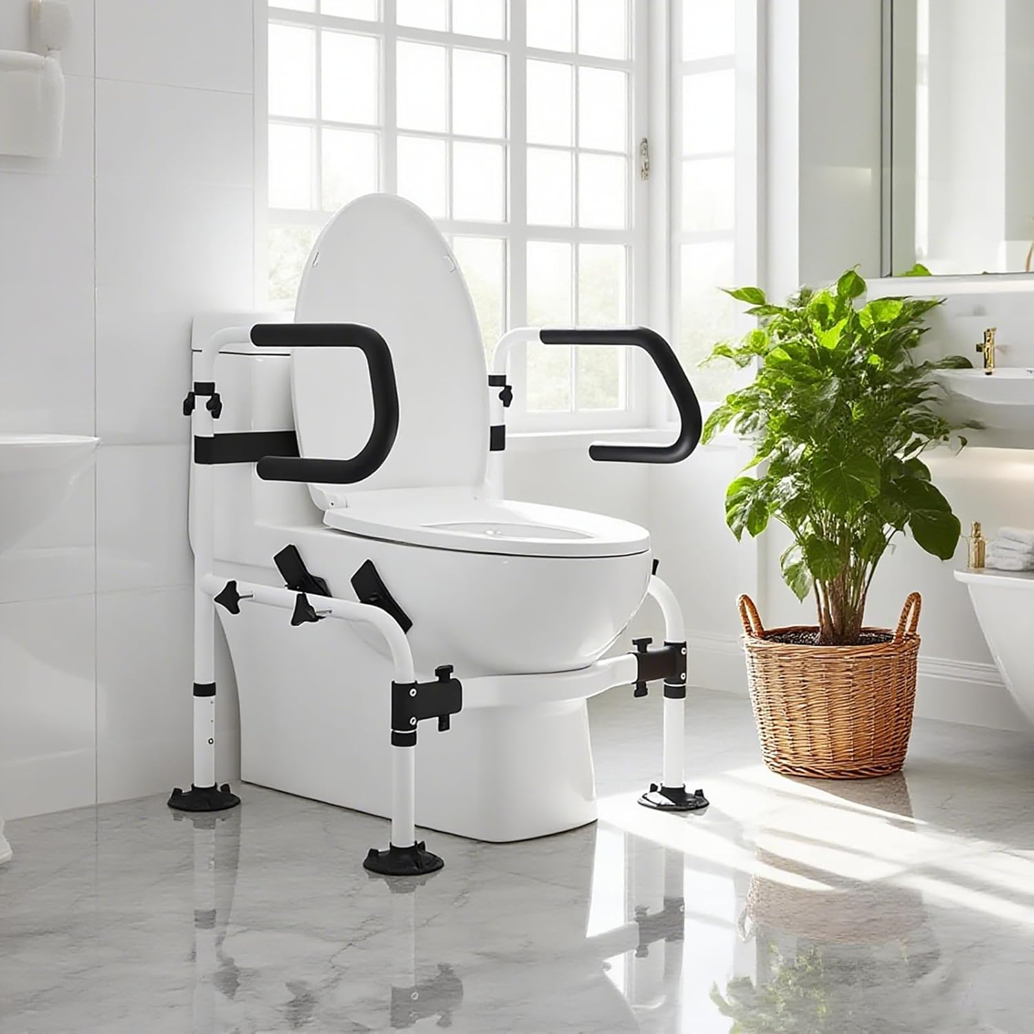 Thumbnail 6 de NJUN Toilet Frame 350 lb Capacity