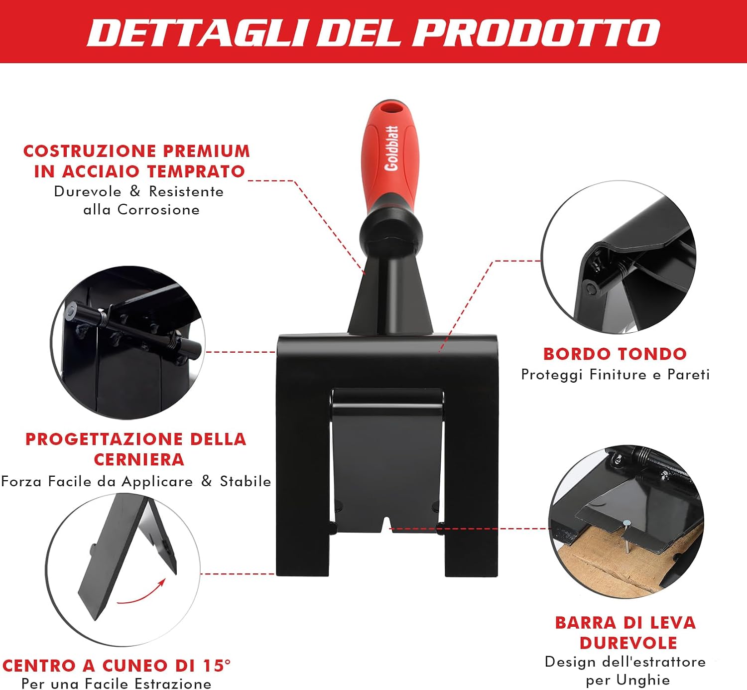 Detalle de Goldblatt Trim Puller estrattore battiscopa