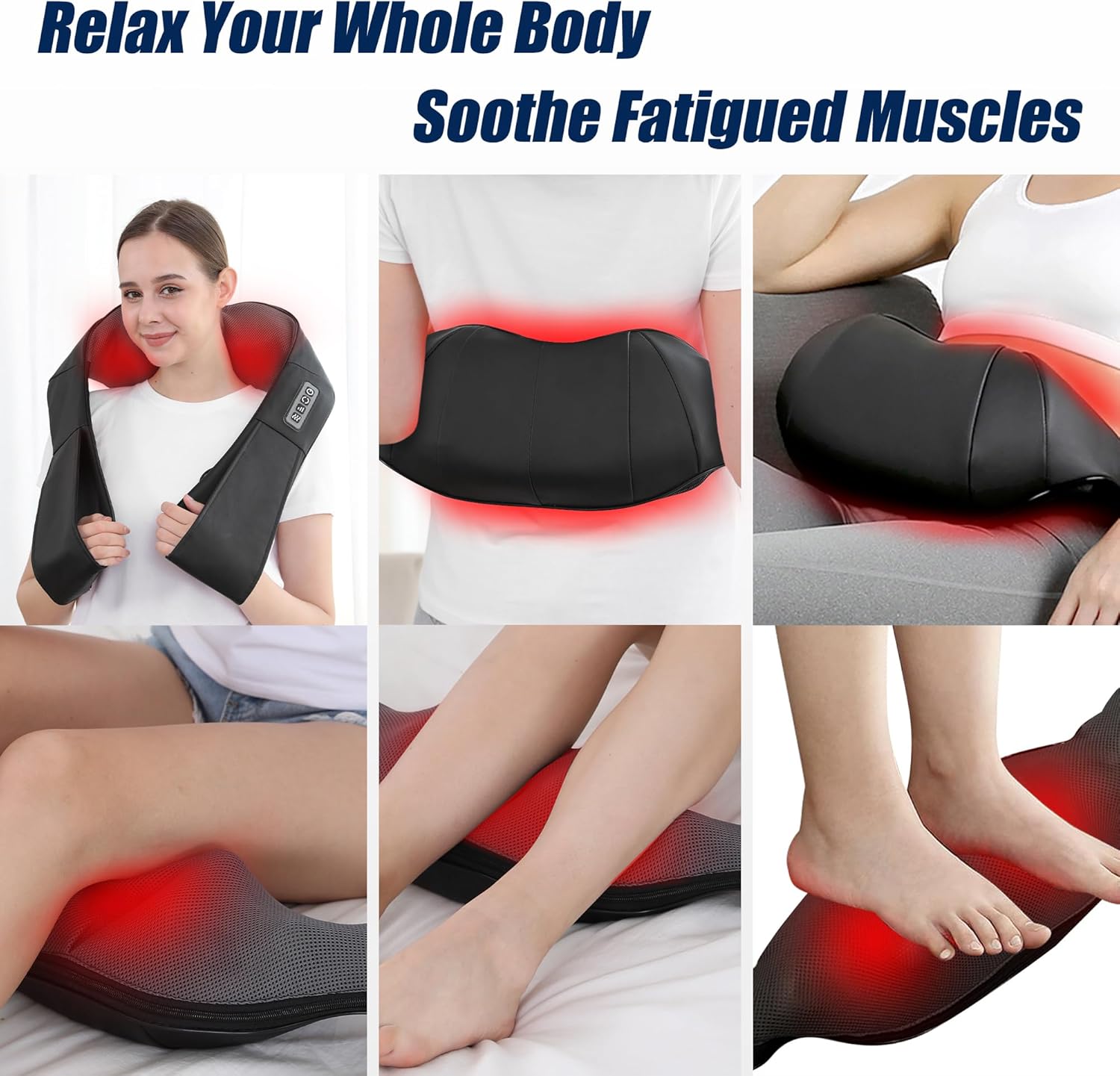 Thumbnail 3 de UFFAE Shiatsu Neck and Back Massager with Heat