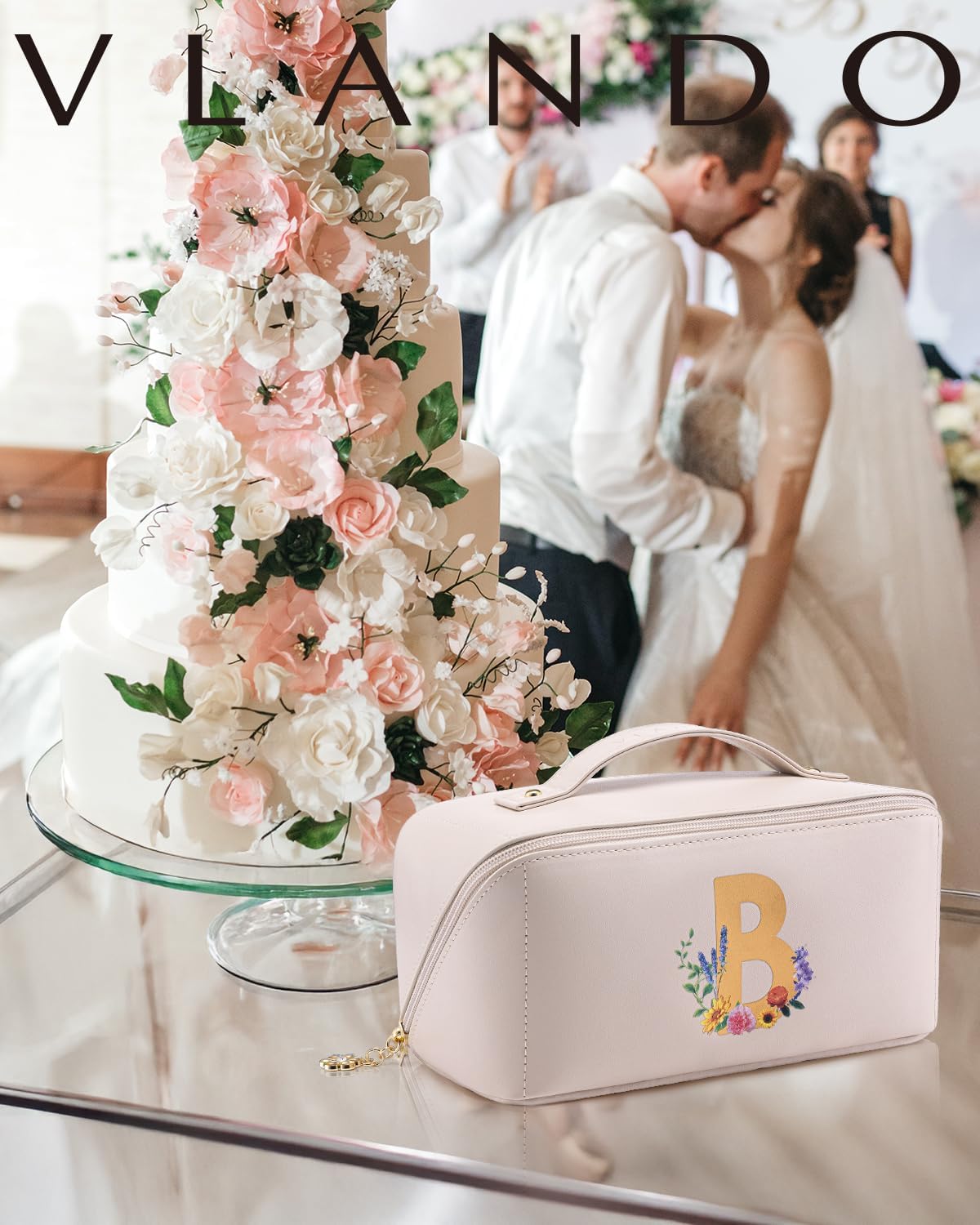 Detalle 2 de VLANDO Makeup Bag, PU Leather