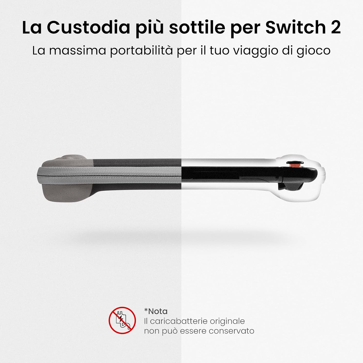 Detalle de tomtoc Custodia per Nintendo Switch 2 (2025) con protezione e 12 cartucce