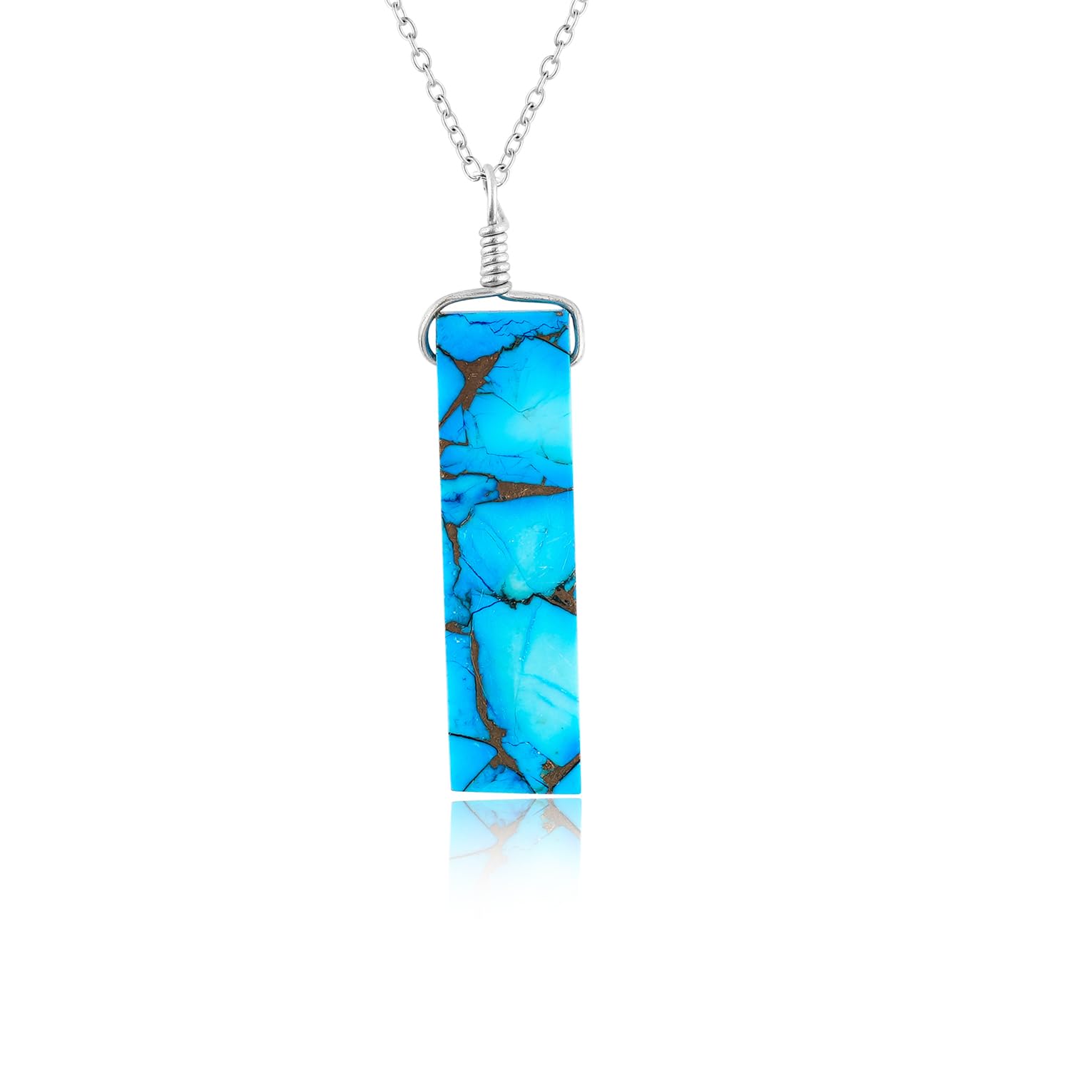 Thumbnail 6 de GEMKORA Azurite Malachite Pendant Necklace