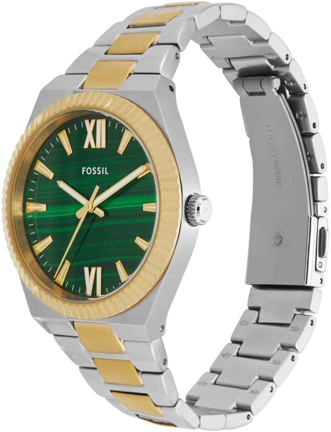 Thumbnail 2 de Fossil Scarlette Damenuhr, 38 mm, Quarz, Malachit-Dial, Edelstahlarmband