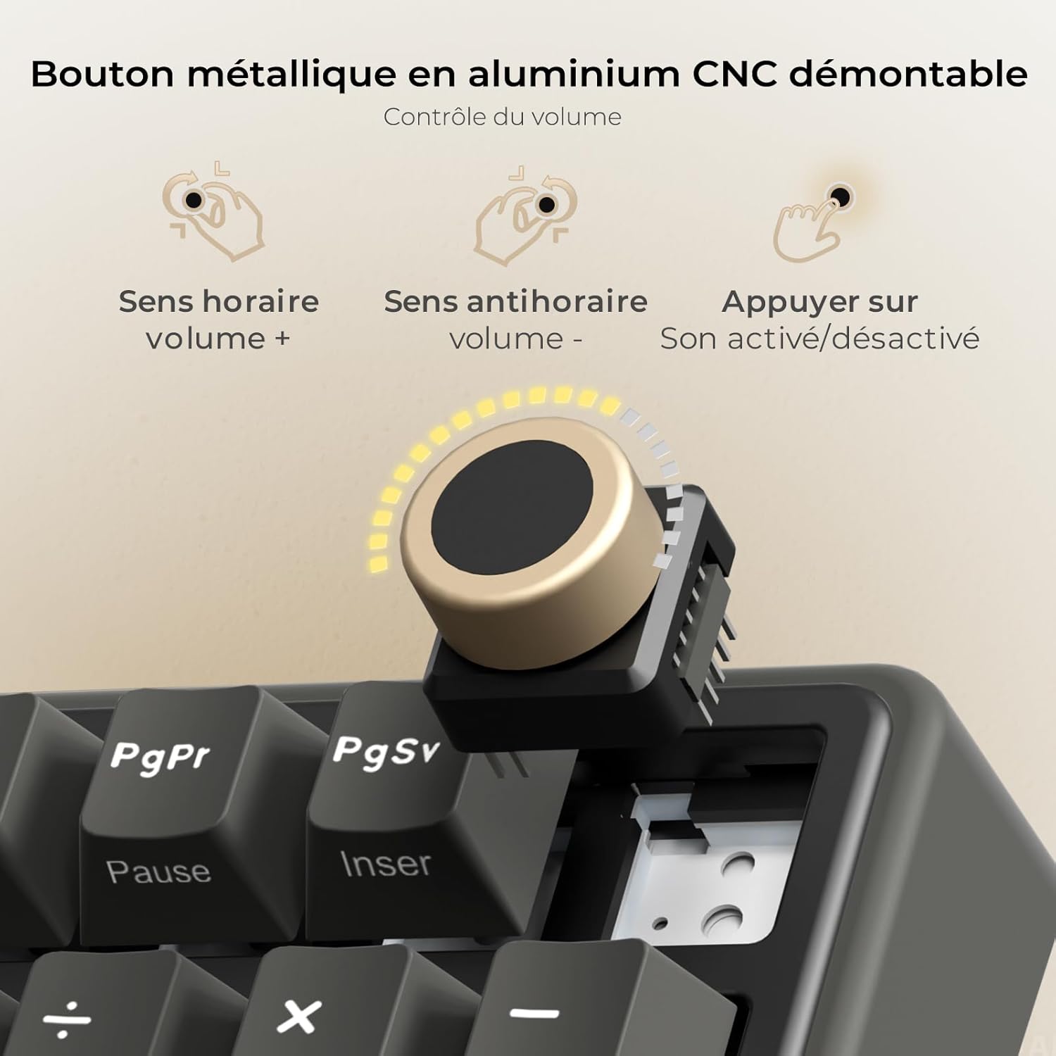 Thumbnail 2 de RK ROYAL KLUDGE R98 Pro clavier mécanique 96% AZERTY 🎧