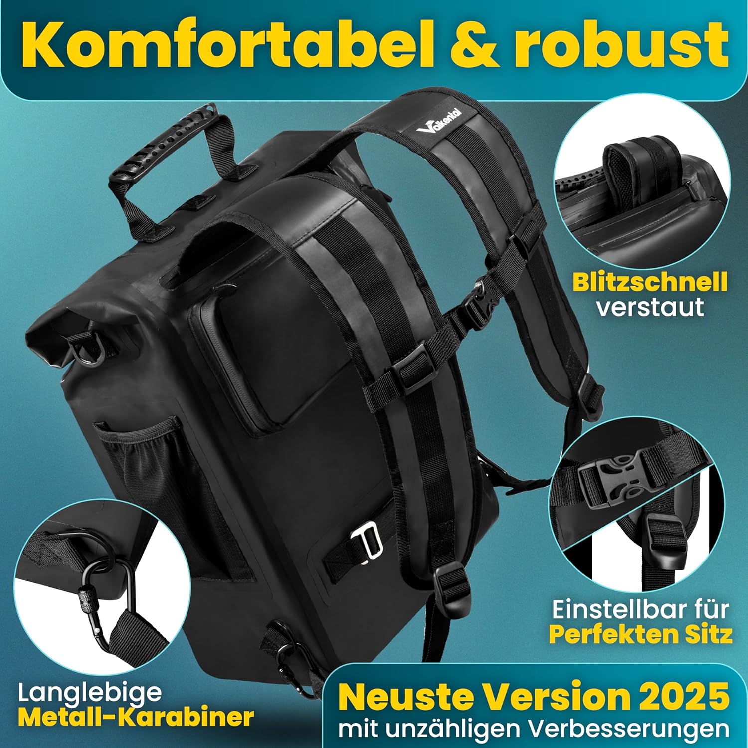 Thumbnail 2 de Valkental 3in1 Fahrradtasche 25L 🎒