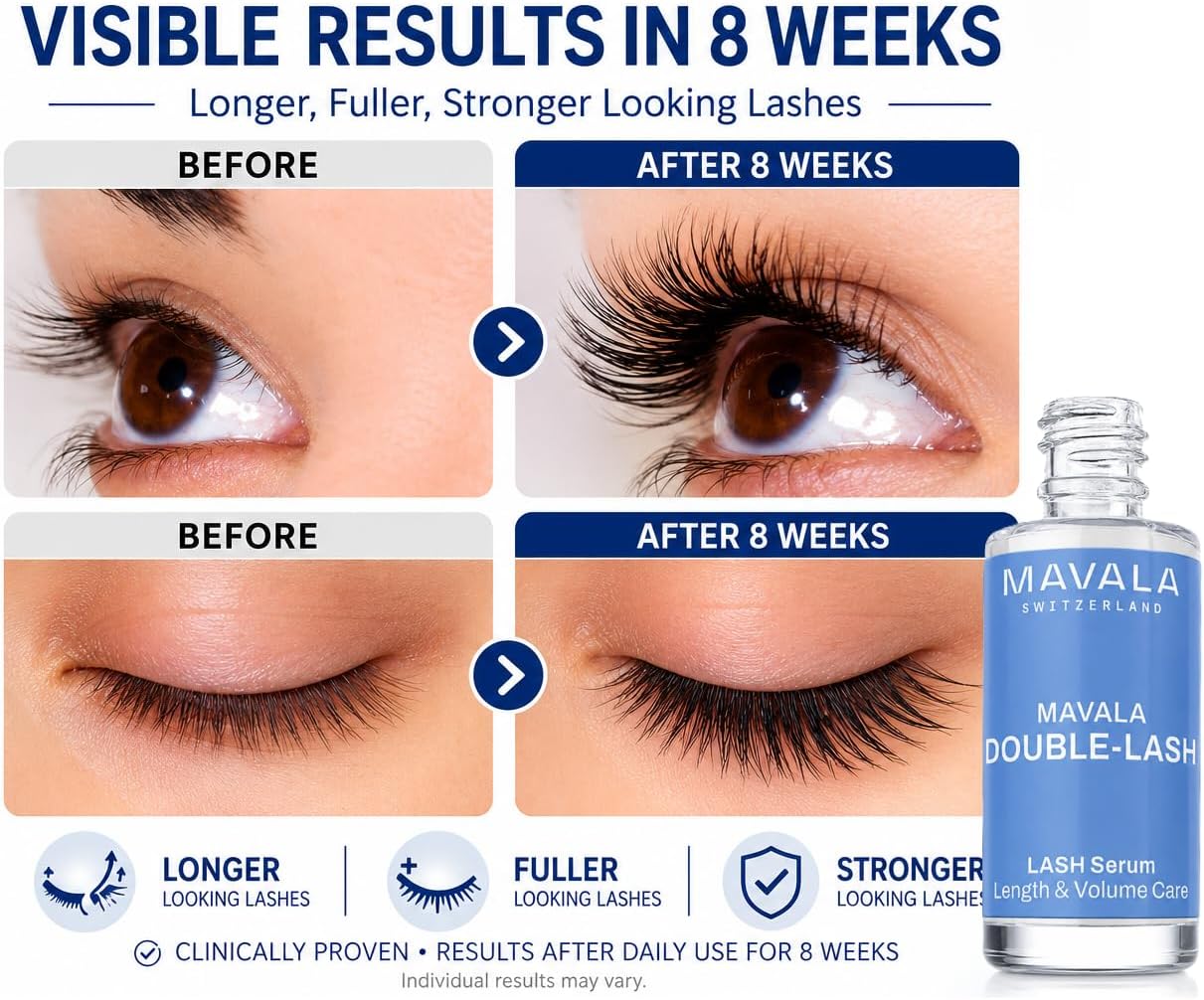 Detalle 2 de Mavala Double-Lash (MA6HL) trattamento per ciglia più lunghe, dense e forti
