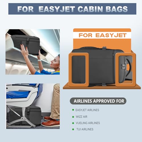 Thumbnail 1 de Lossga Easyjet Cabin Bags 45x36x20 Underseat Carry-ons Travel Backpack