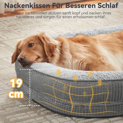 Detalle 2 de Pawk Panier chien moyen taille, lit orthopédique 71x58x15 cm