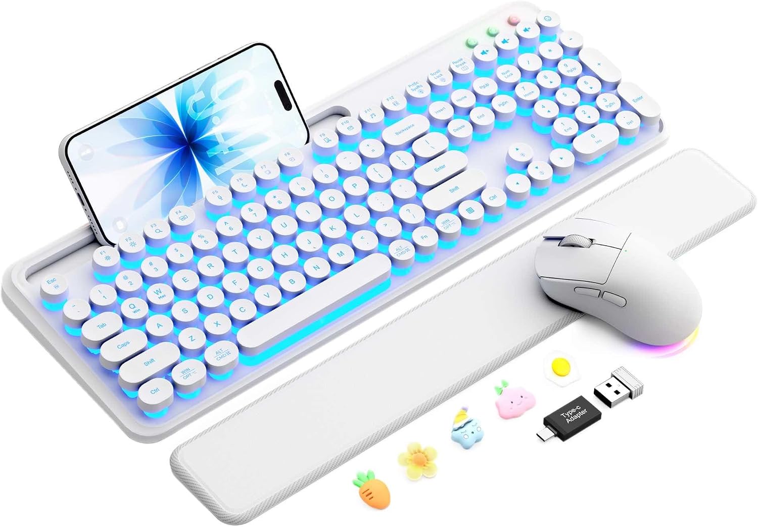 Detalle de SABLUTE Wireless Keyboard and Mouse Set, 2.4GHz