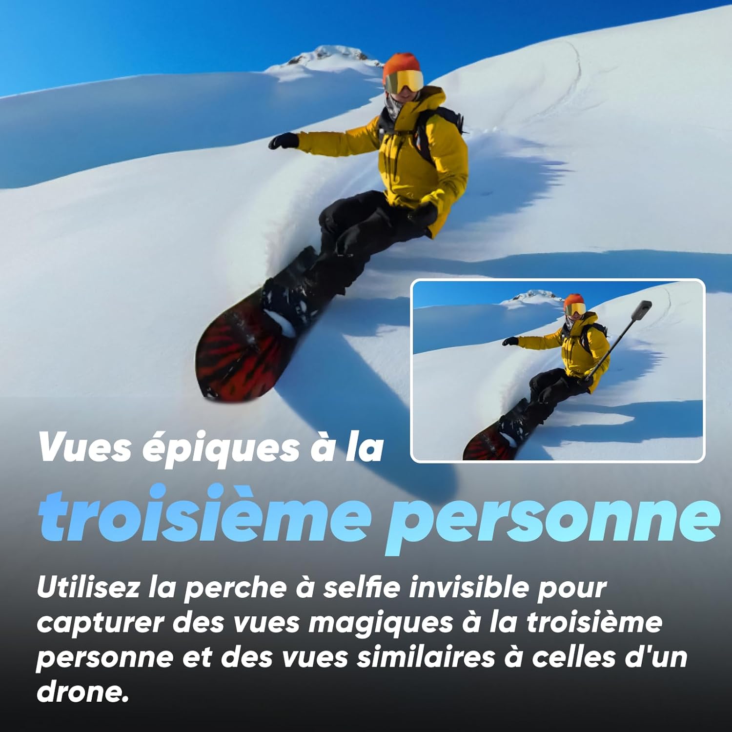 Thumbnail 4 de Insta360 X3 Pack Voyage — Caméra d'action 360° étanche, 48 MP et HDR 5,7K