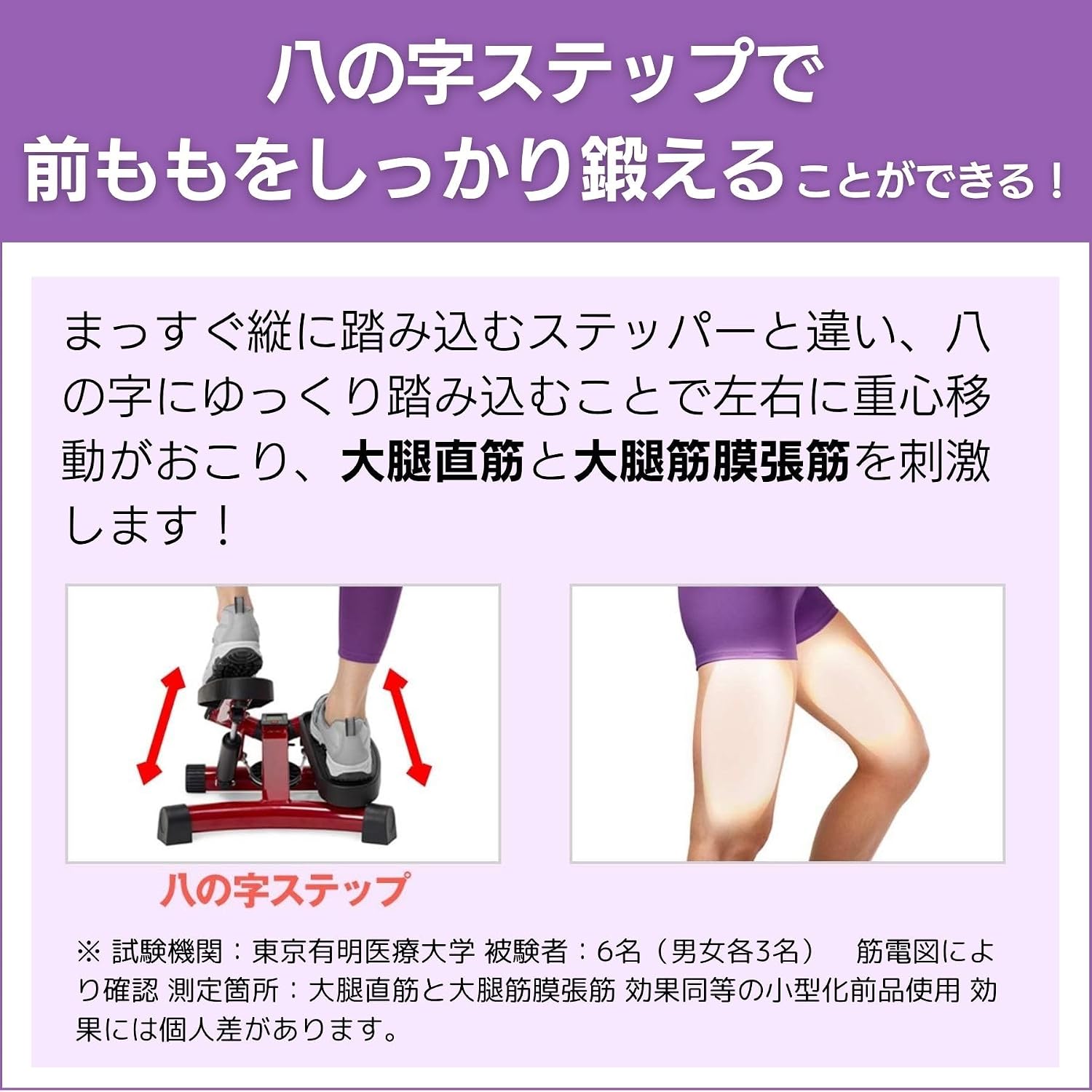 Detalle de ショップジャパン NICEAM01 健康ステッパー ナイスデイ プレミアムレッド・高さ調節・歩数カウンター付き