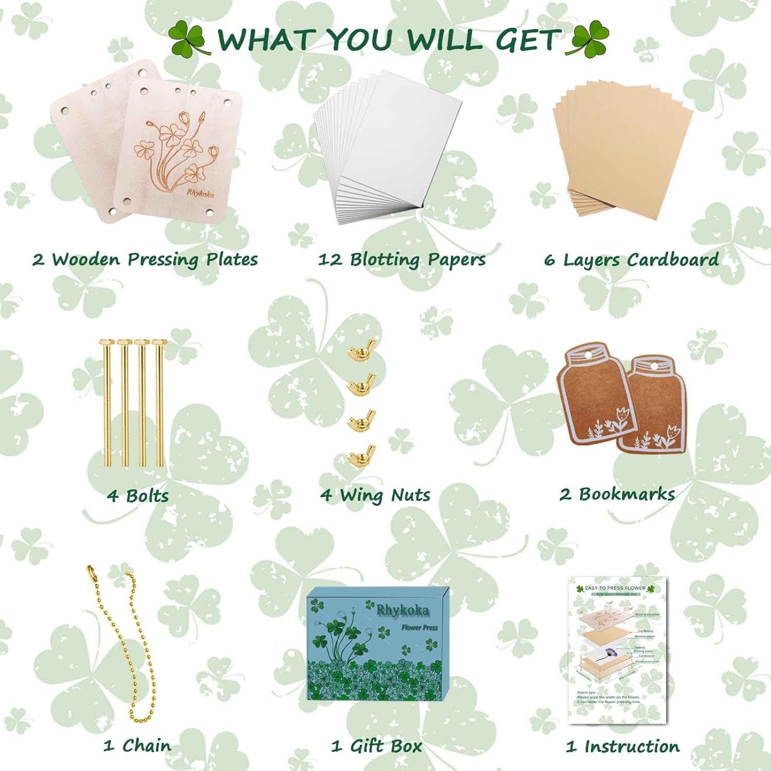 Thumbnail 3 de Rhykoka Pocket Flower Press 6-layer portable press