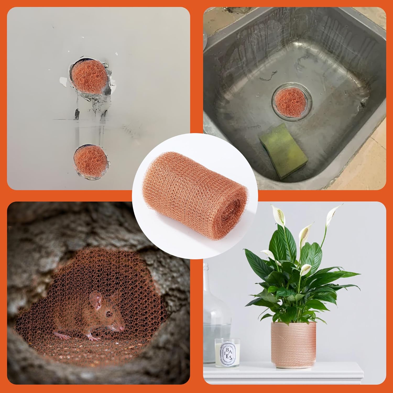 Thumbnail 6 de BUCOMTU: FiletCuivre Anti-Limaces et Escargots – Rouleau 10 m, 12,7 cm