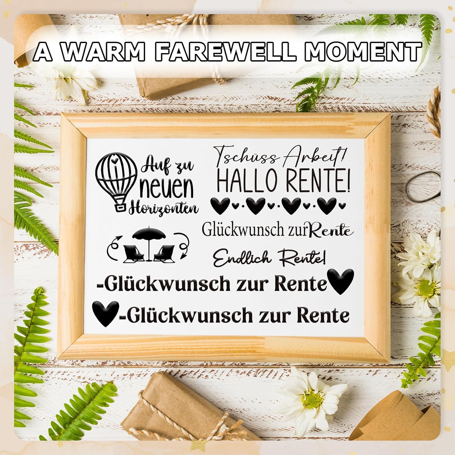 Thumbnail 3 de Rub On Sticker Ruhestand A5 6 Stück 🎨