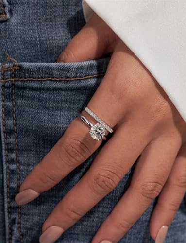 Thumbnail 5 de IMOLOVE Moissanite Ring 1CT ⚡