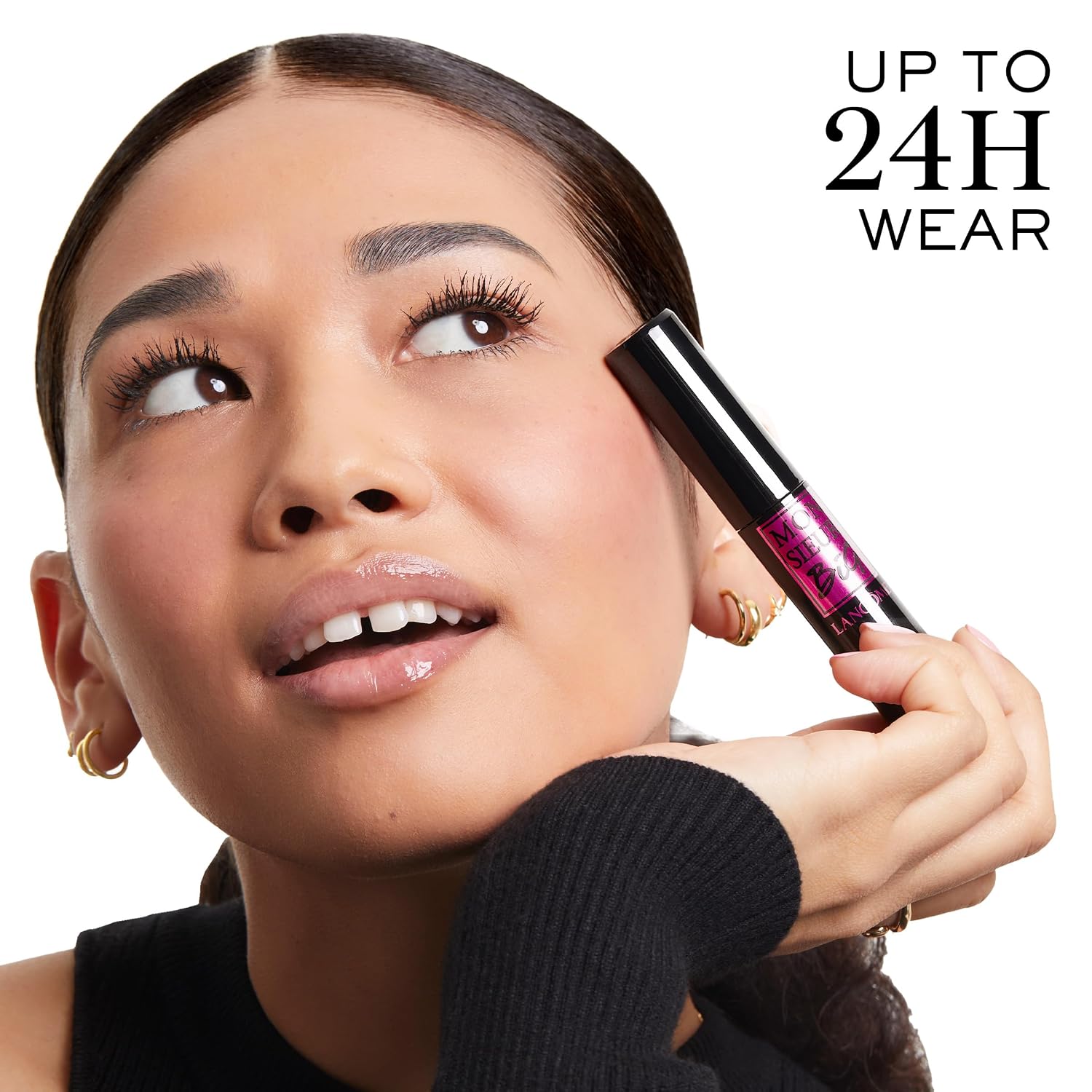 Detalle de Lancôme Monsieur Big 3614271682369 Volumizing Mascara, Black, 24-Hour Wear
