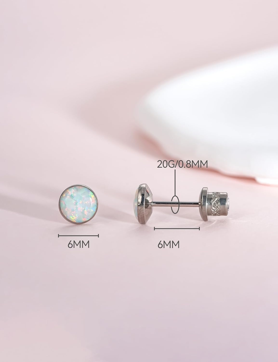 Thumbnail 5 de limerencia Titan Ohrstecker G23 mit 5 mm