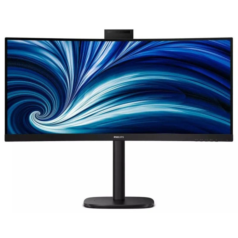 Detalle de Monitor Philips 34B2U3600CH/00: 34" UWQHD curvo 100 Hz con USB-C, altura ajustable y webcam