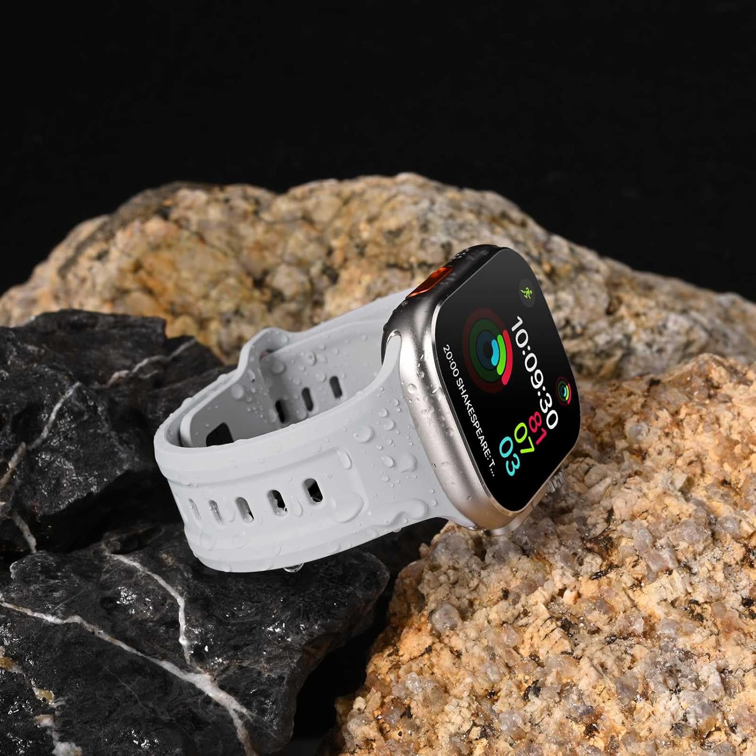 Thumbnail 6 de Anbeer FKM Rubber Bands for Apple Watch 49mm