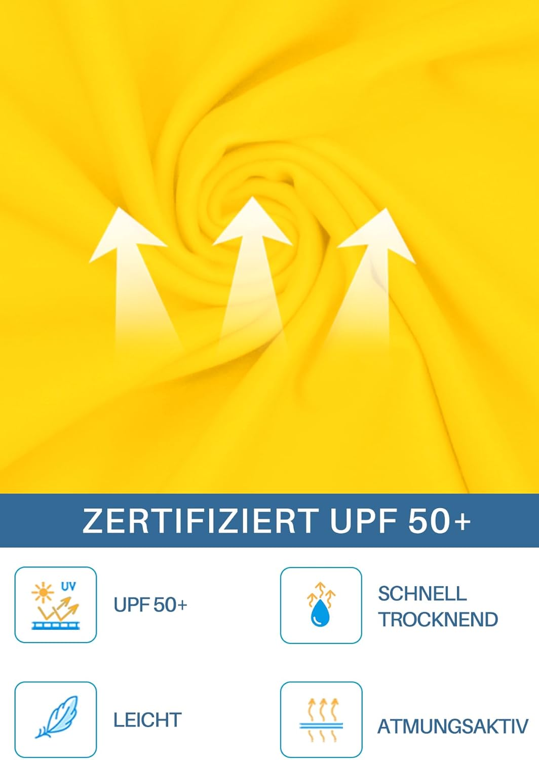 Detalle de BesserBay Jungen Rashguard Shirt UPF 50+ Kurzarm – UV-Schutz 110–160