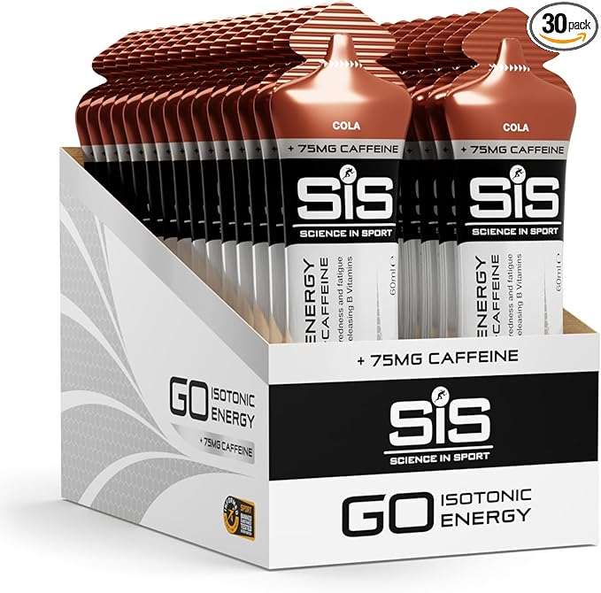 Science in Sport GO Plus Gel con Cafeína ☕ 30x60ml