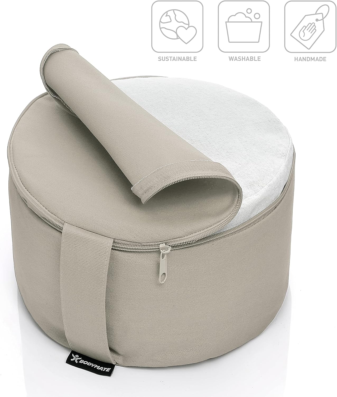 Thumbnail 1 de Coussin zafu yoga Bodymate 31 cm