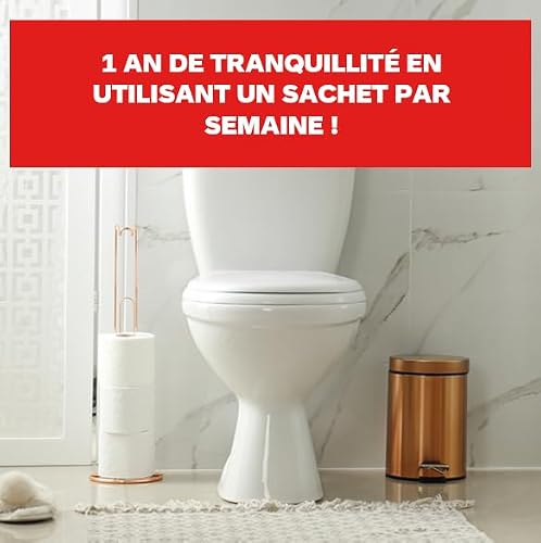 Detalle de Eparcyl Traitement Fosse Septique 12 Mois – 54 Sachets, Action Immédiate