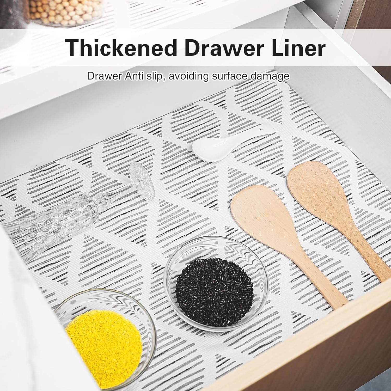 Detalle de Drawer and Shelf Liner 12in x 20FT for Cabinets