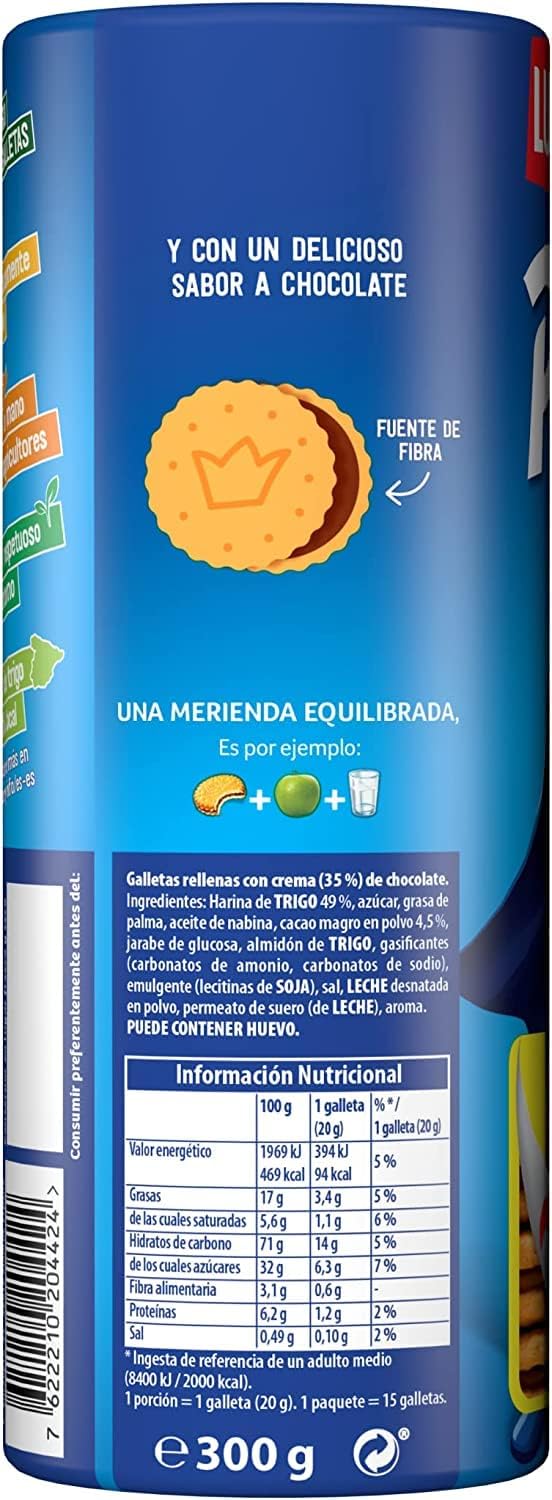 Thumbnail 1 de Príncipe Original Galletas sándwich chocolate con leche 🍪 Pack 24x300g