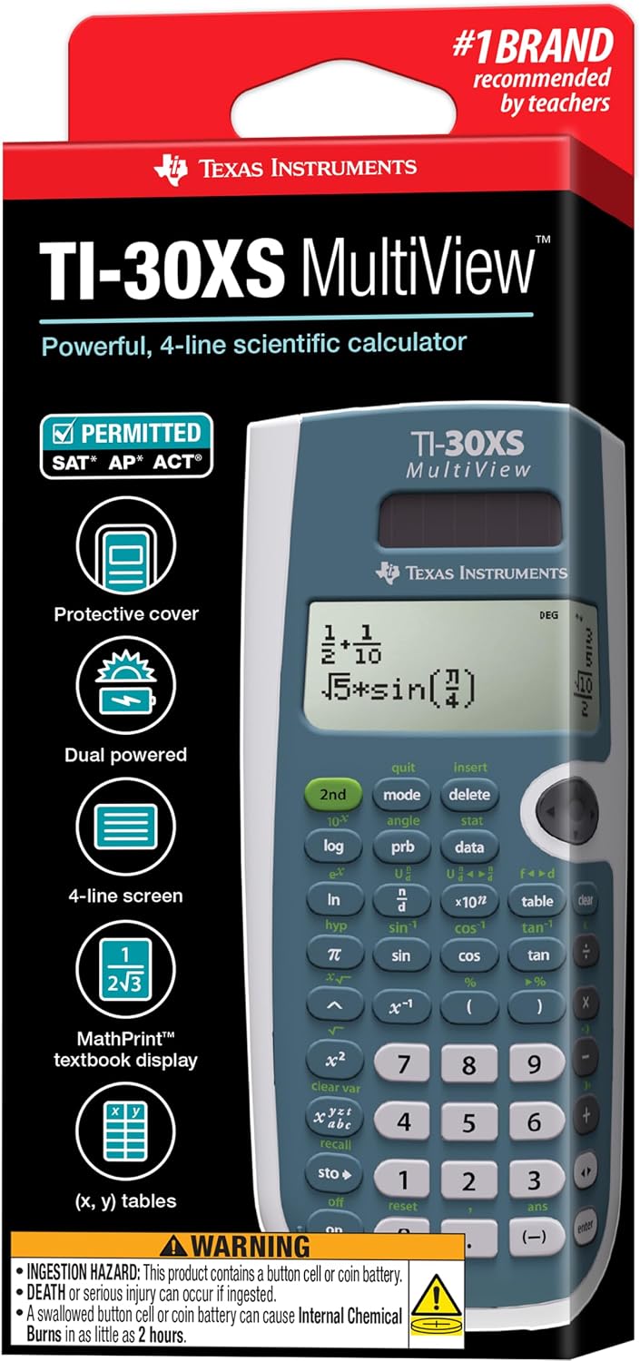 Detalle de Texas Instruments TI-30XS MultiView Scientific Calculator