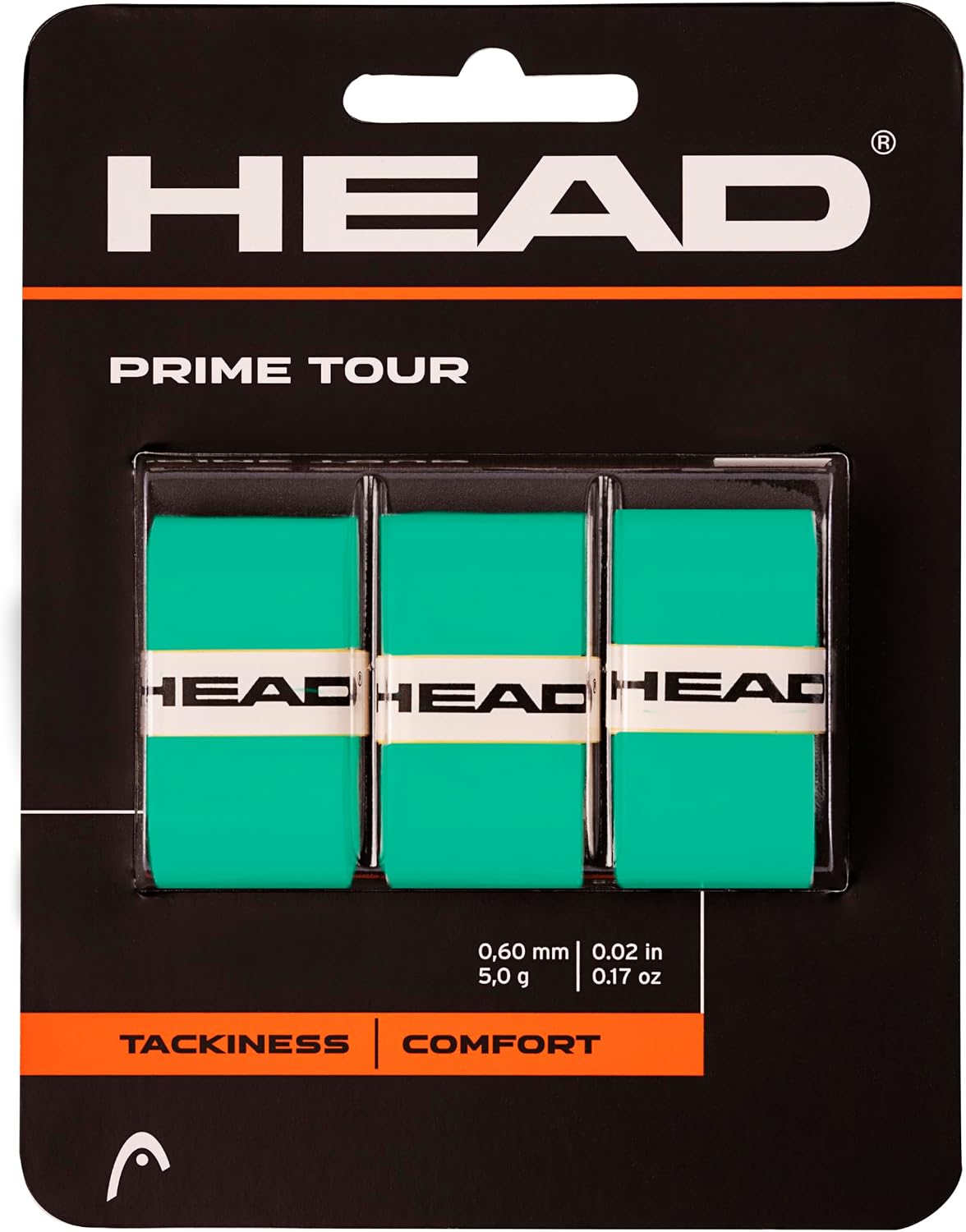 Detalle de HEAD Prime Tour 3本入り ラケット用ウェットグリップテープ、ポリウレタン・日本製素材