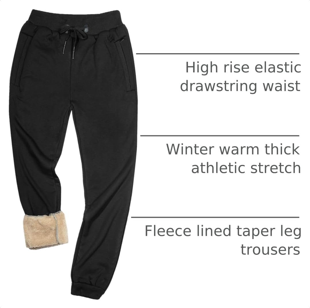Thumbnail 3 de Yeokou Sherpa Lined Thermal Joggers
